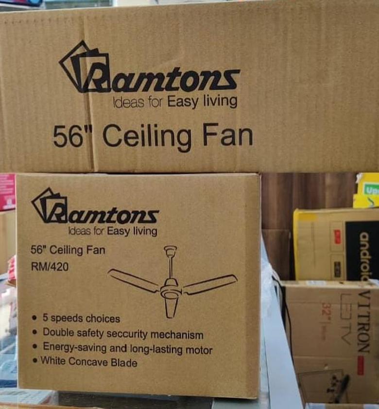 CEILING FAN. Ramtons 56 inches ceiling fan image