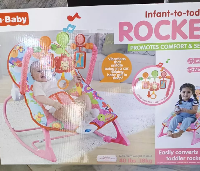  Baby rocker  Max weight 18kgs  Vibration/melody 2in1 image