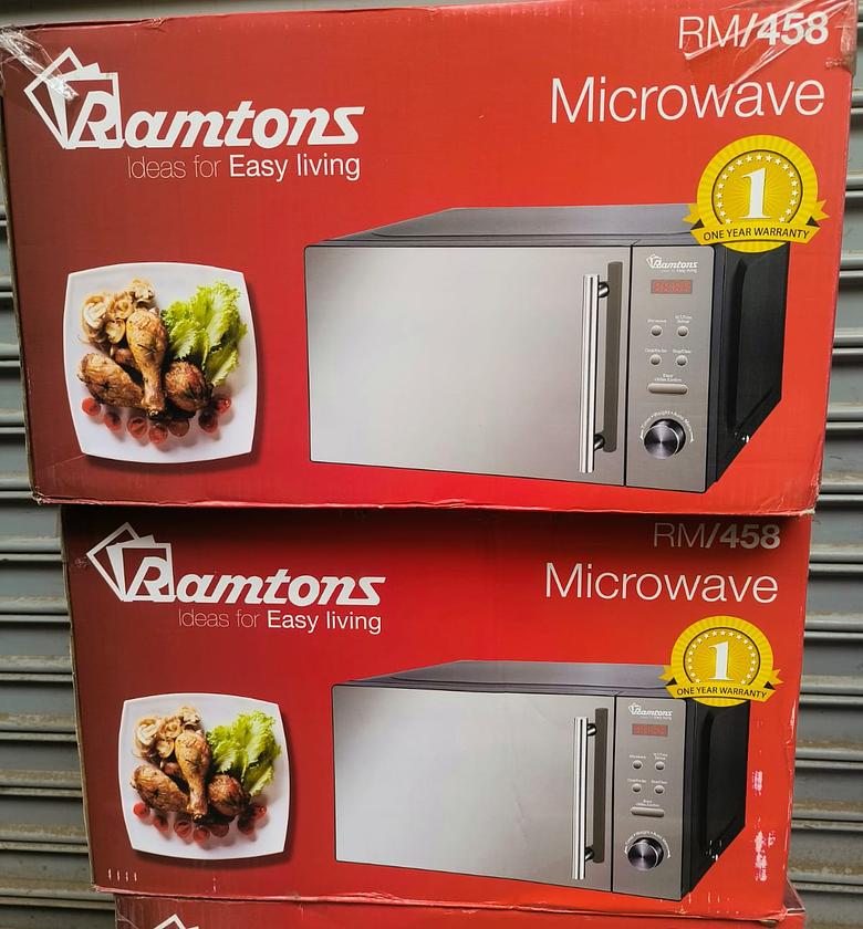 MICROWAVE. Ramtons RM/458 - Digital Glass Microwave, 700W - 20L  image