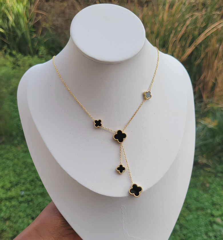 Black clover necklace  image