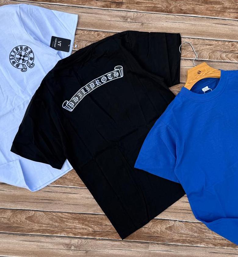 Men round neck heavy cotton t-shirts image