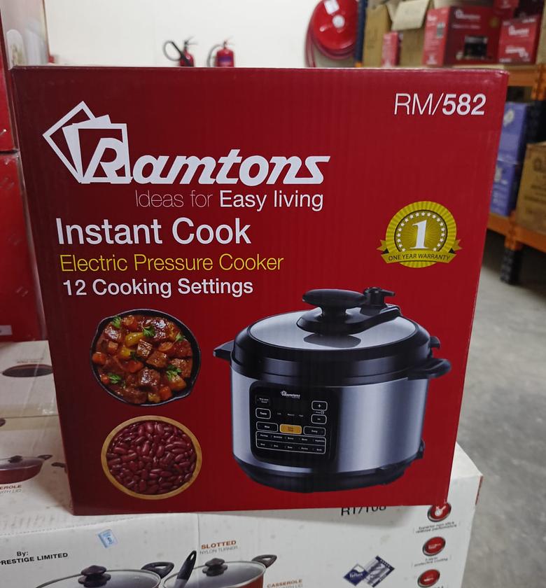 PRESSURE COOKER. 6 liters Ramtons  electric pressure cooker image