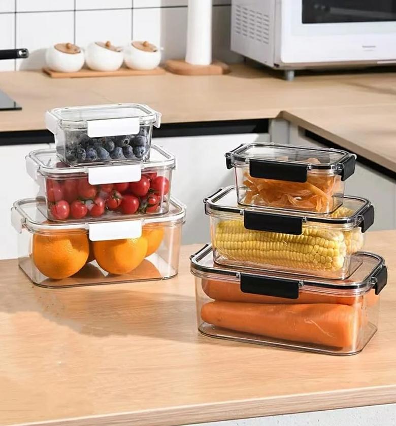 Transparent Airtight Pantry Boxes   image