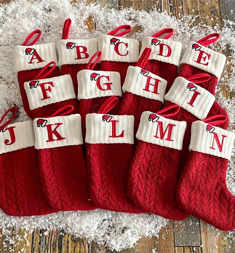 Knitted Christmas Socks image