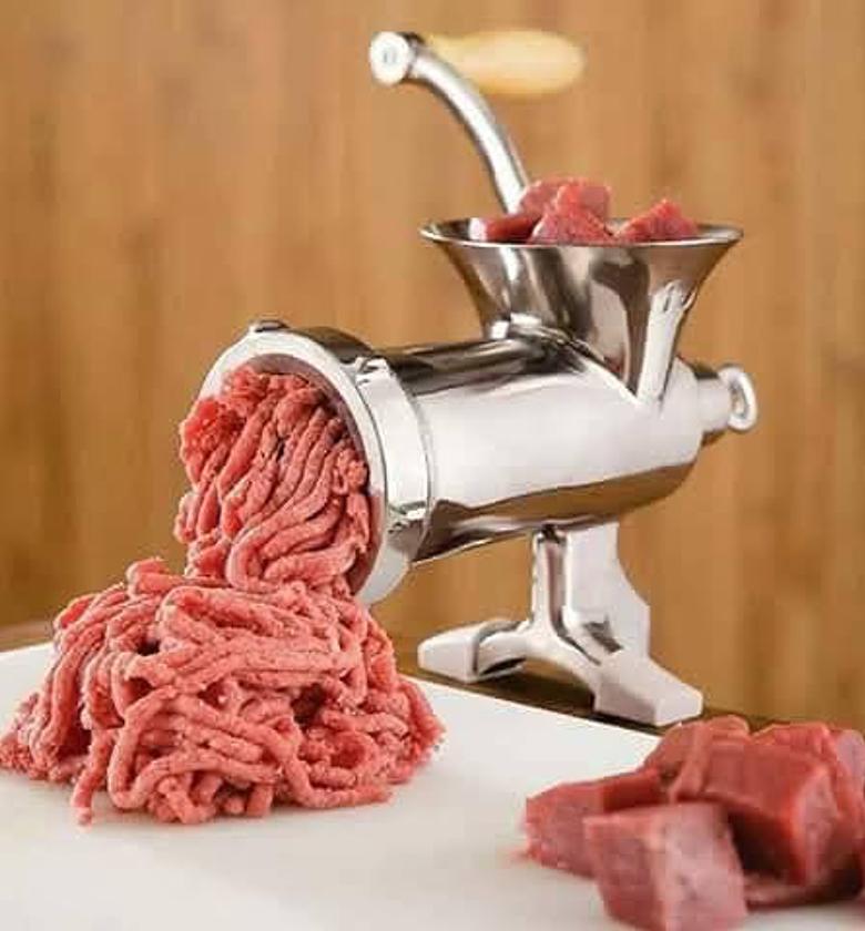Manual Meat Mincer / Grinder - Aluminum Alloy image