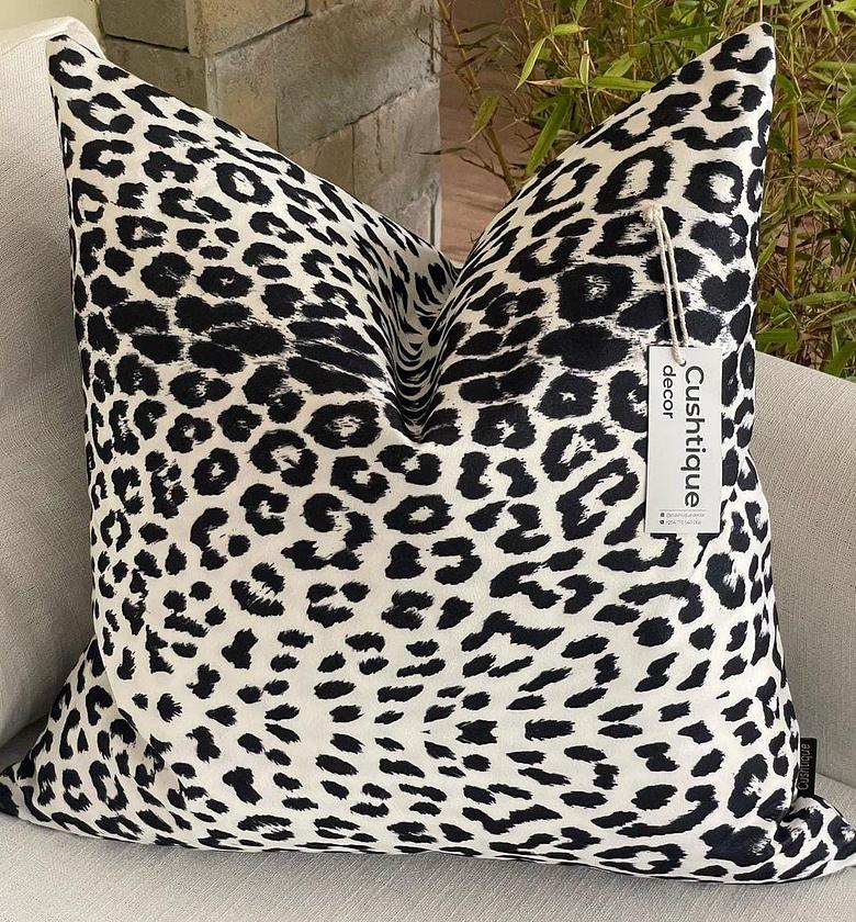 SNOW LEOPARD CUSHION image