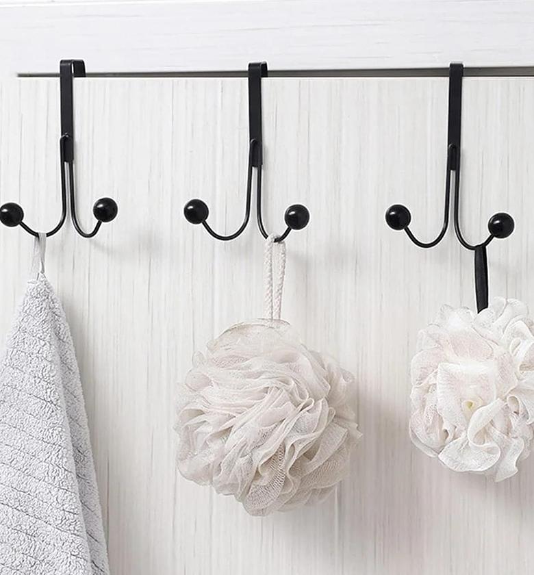 HANGERS. Wrought iron over the door hook image