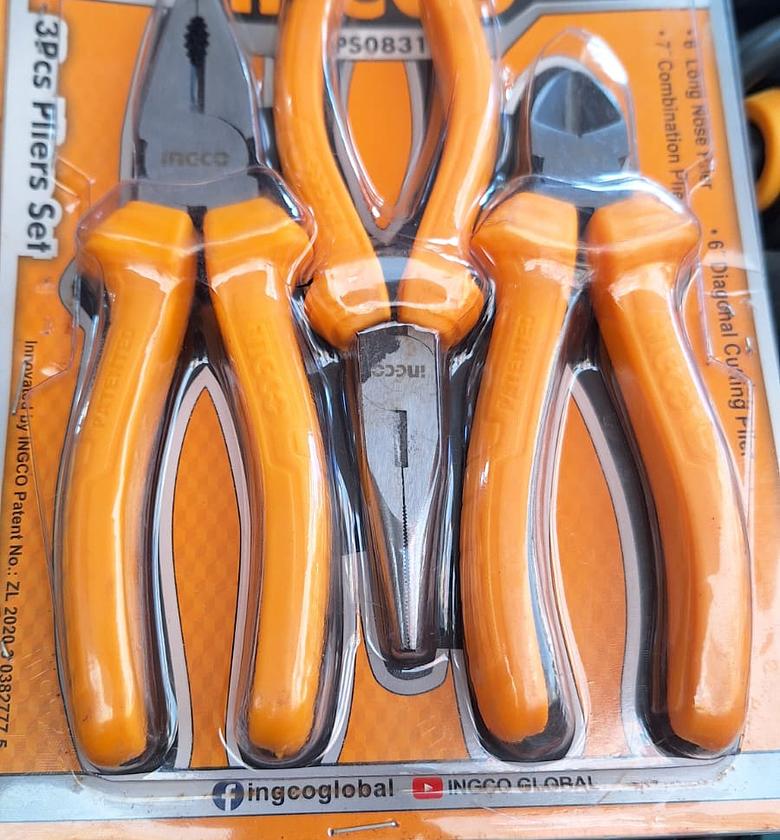 PLIERS SET. 3pcs set of pliers set image