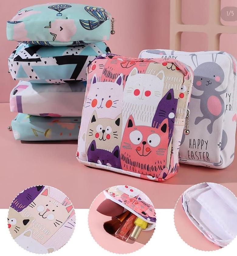 Cute pads/tampon pouch. image