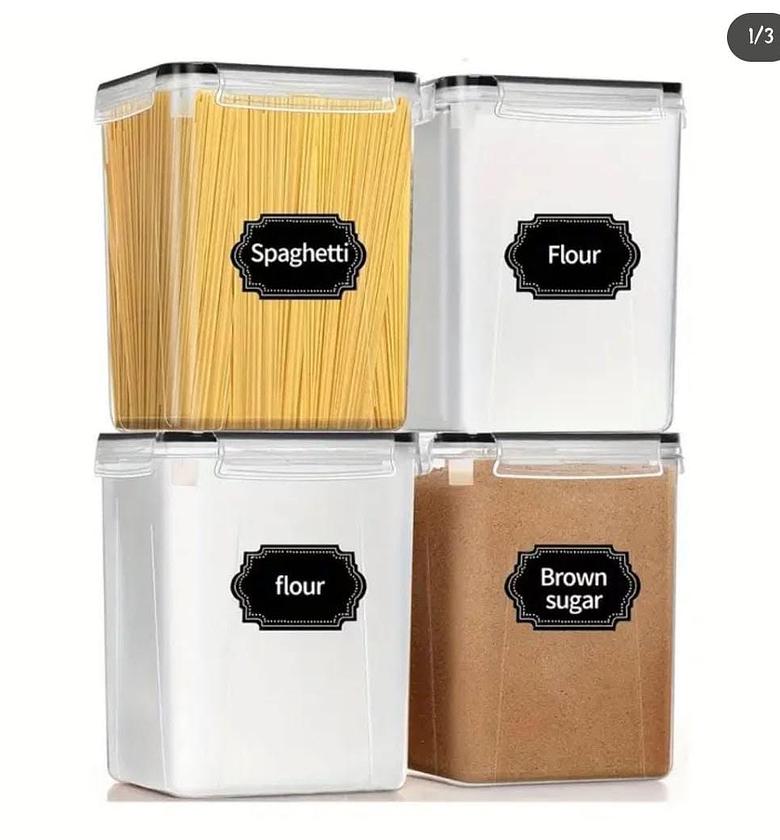 4pcs BPA-Free Airtight Food Storage Containers image