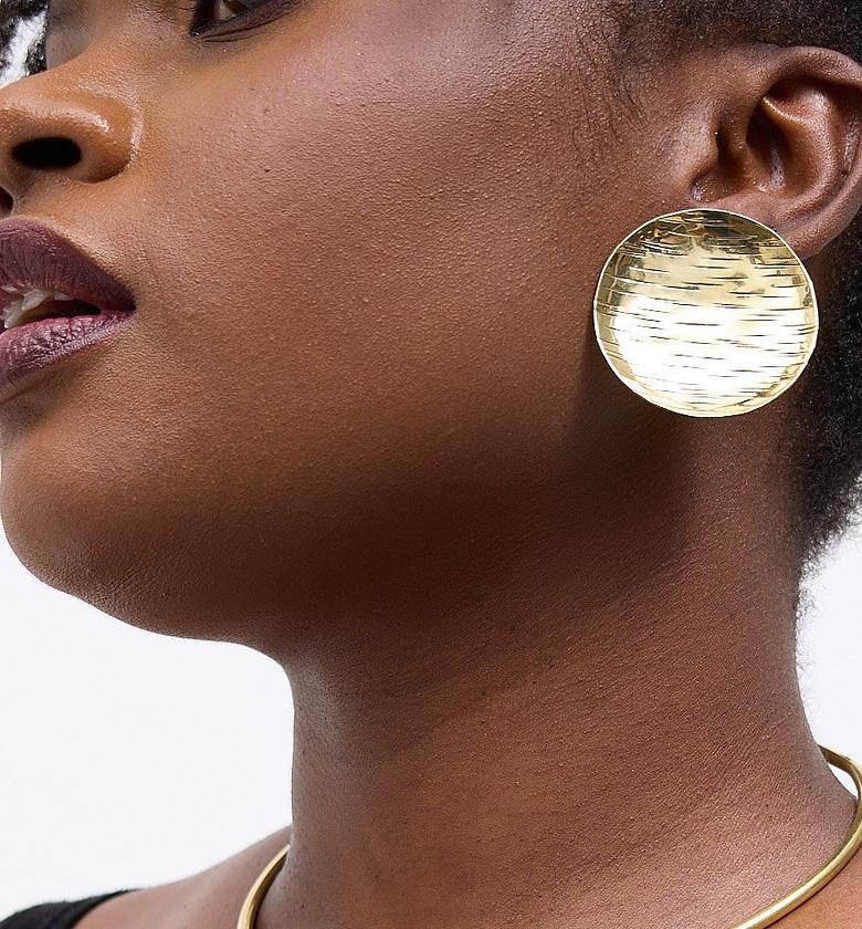 Mali Brass Earrings image