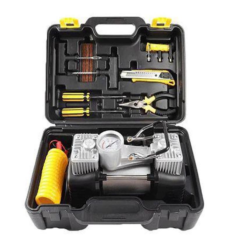 AIR COMPRESSOR. Car Air Compressor With Tool Kit  image