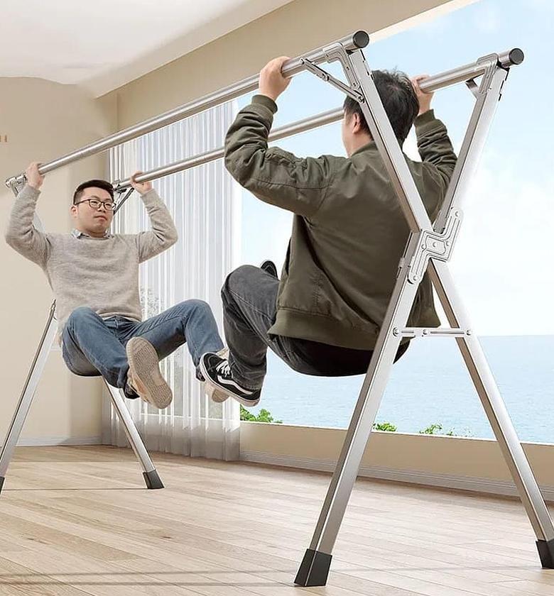 CLOTHE RAIL. Double outdoor cloth rail image