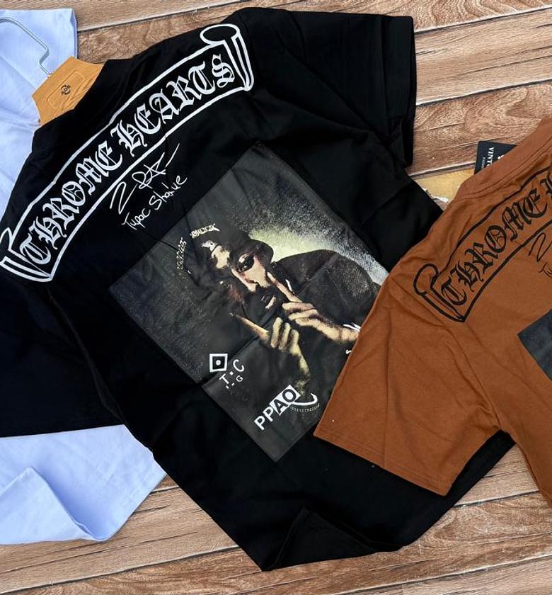 Men round neck heavy cotton t-shirts  image