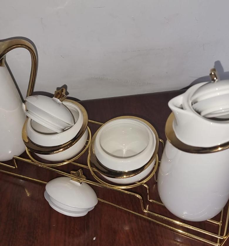  CERAMI SUGAR AND COFFEE PITCHER image