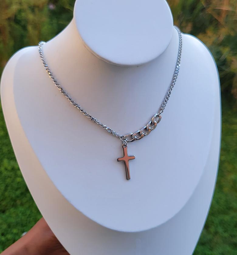 Silver cross  image