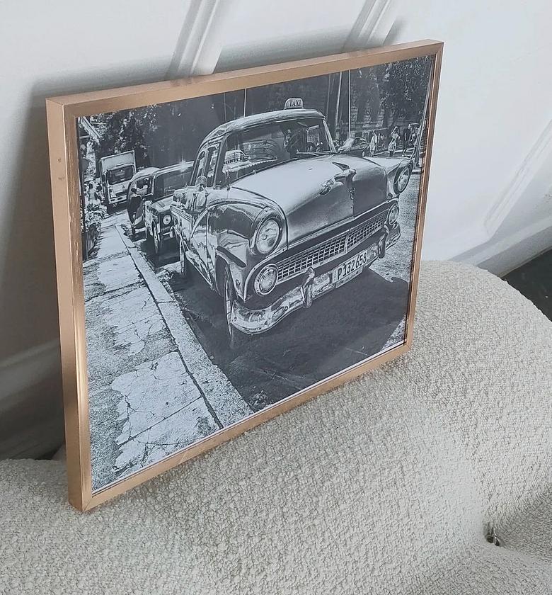 Vintage car frame image