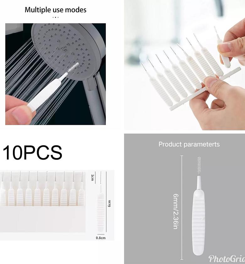 CLEANING BRUSHES. 10pcs Shower Head Cleaning Brushes image