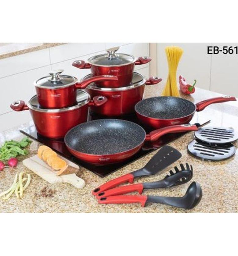 EDENBERG .Edenburg 15pc Cookware Set- VERY GOOD QUAITY HIGHLY RECOMMENDED FOR EVERY HOME image