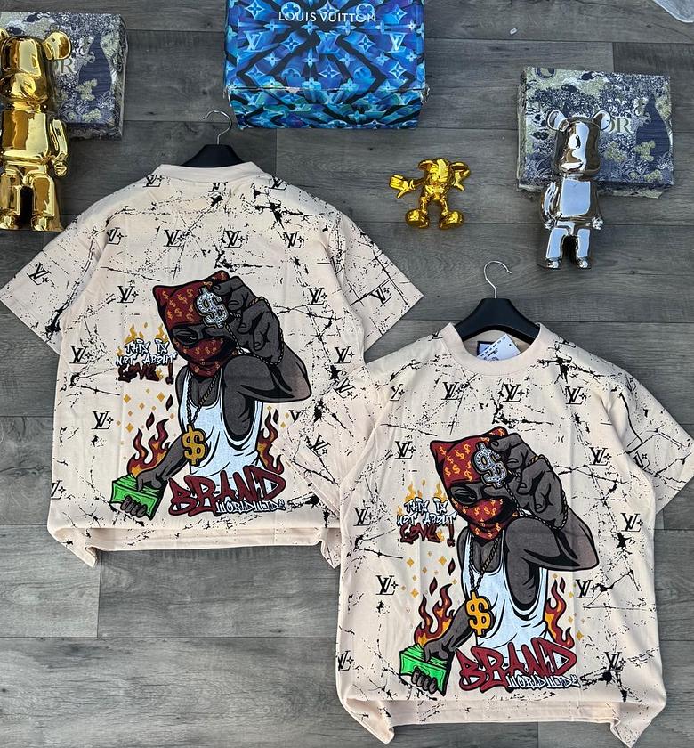 Men round neck heavy cotton t-shirts  image