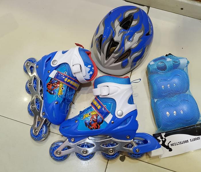 Complete Kit  Roller Skates Shoes Skates +hard helmet +guards image