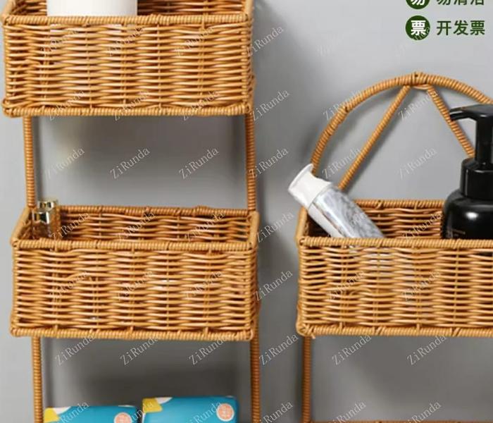 3 layered WEAVING GEL SHELVE ORGANISER// KITCHEN SPICE ARRANGEMENT CADDY image