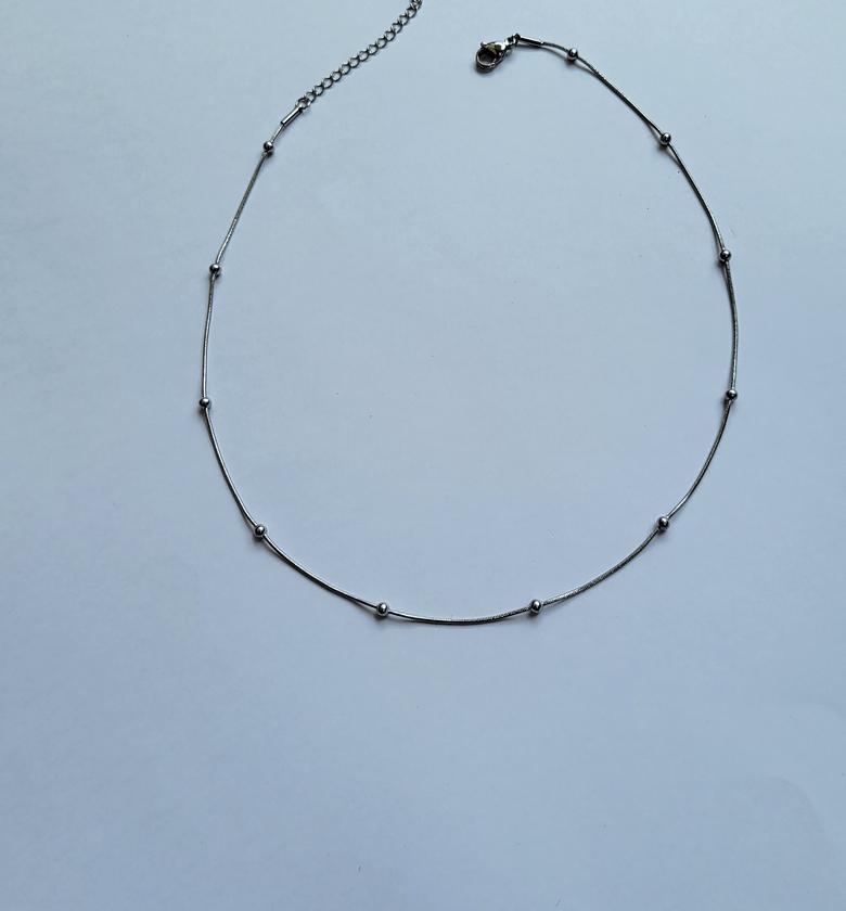Silver necklace  image