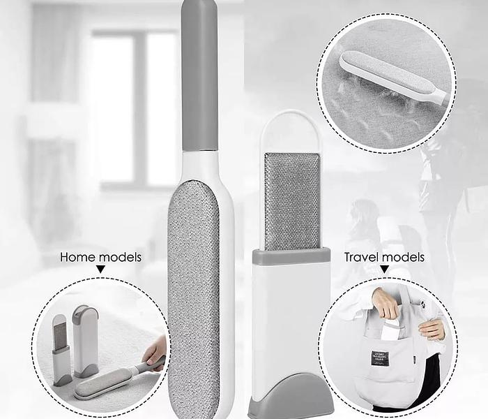 Multi-Purpose Double Sided Self-Cleaning and Reusable Lint /Pet Fur Remover Clean Clothing, Furniture, Home Clean Brush S image