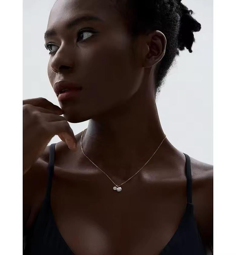 Gold coated Hypoallergenic  Necklace image