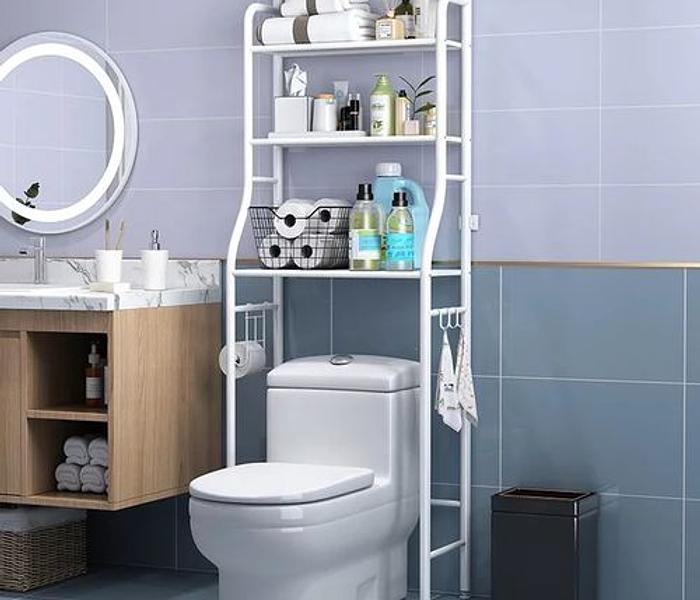 Over The Toilet Rack Organizer Toilet Stand Tidy Organizer image