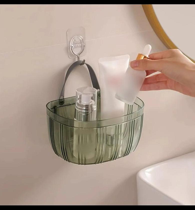 Large-capacity wall mounted storage basket  image