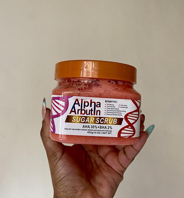 Alpha Arbutin sugar scrub  image