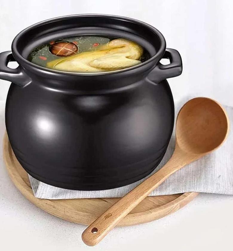 COOKNG POT. Porcelain Cooking pot image