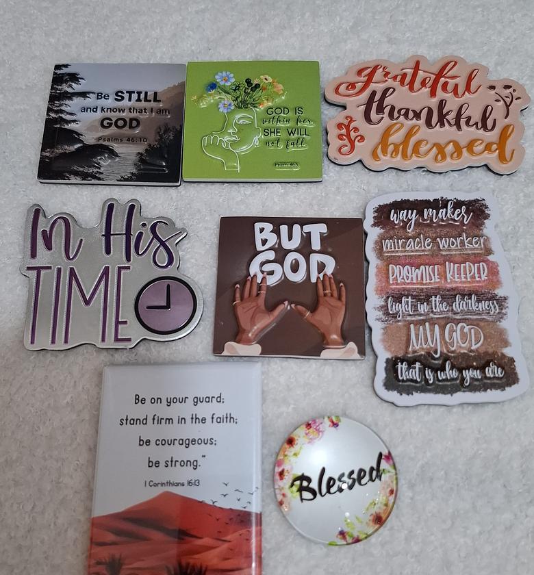 Christian/ Bible fridge magnets  image