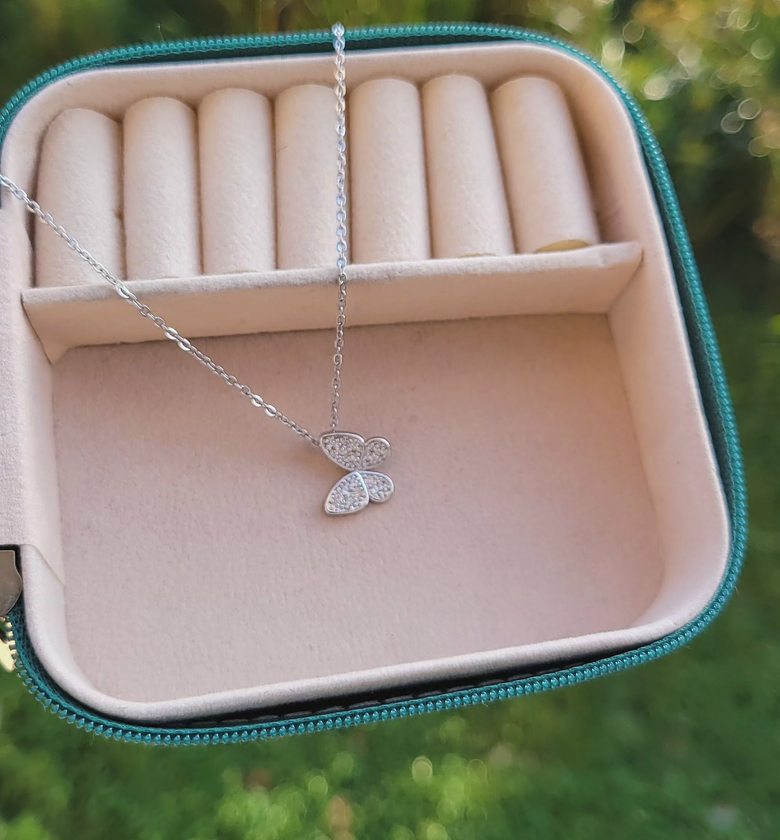 Silver butterfly  image