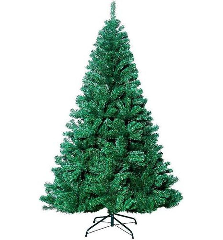 7ft (210cm) PVC  Christmas tree with 900tips metal feet image