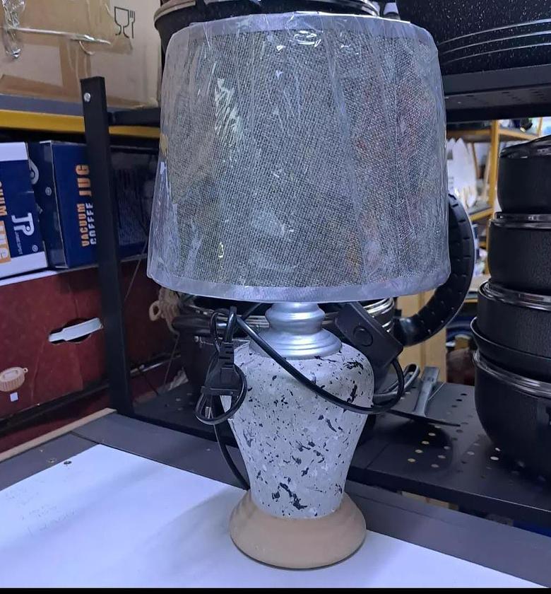 Bedside/corner table lampshade image