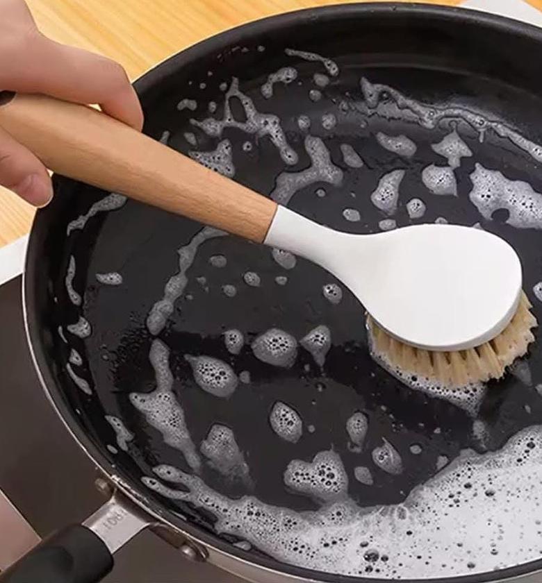 Hard bristles dish/surface cleaning brush image