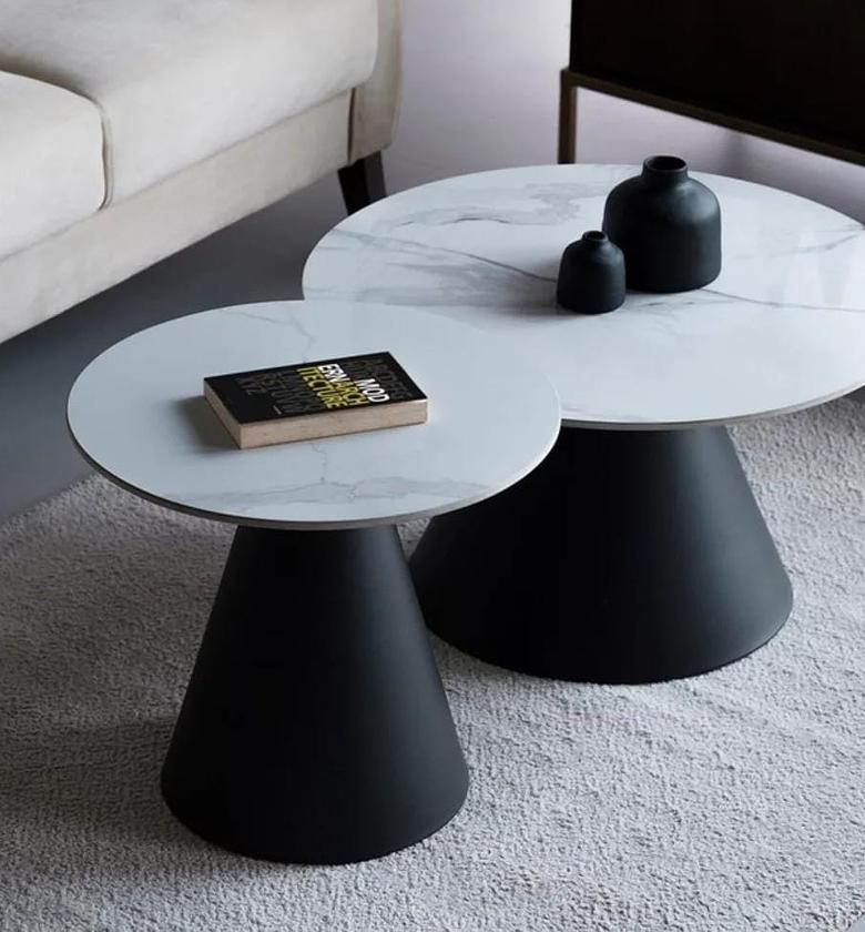 2Behold the Fuji Coffee Table, a stunning blend of modern design and timeless elegance. image