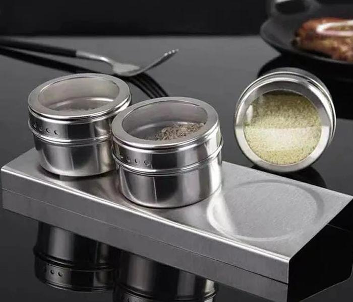 3pc Stainless Steel Spice Rack image