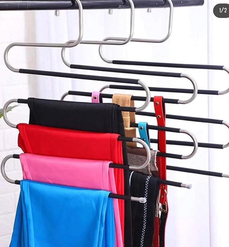 Non slip multi layer hanger. image