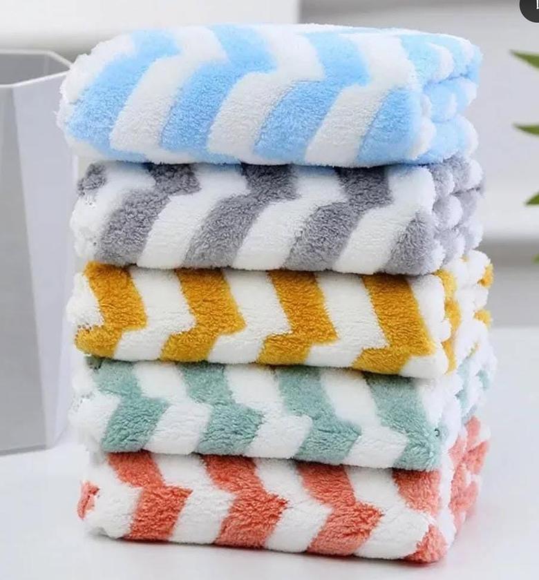 5pcs High quality microfiber kitchen towels image