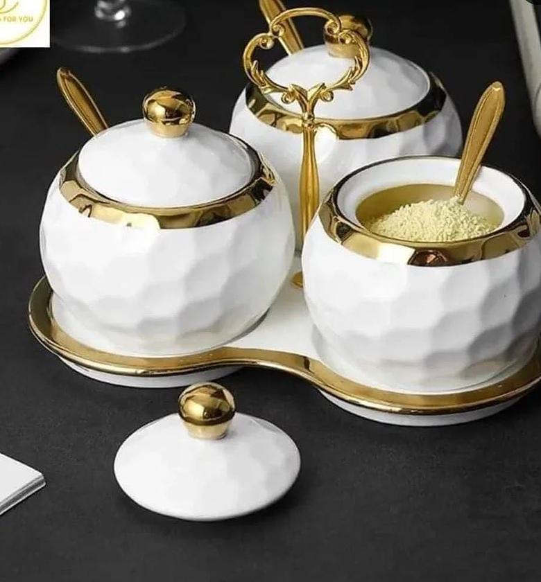 Nordic Round sugar/spice holder. image