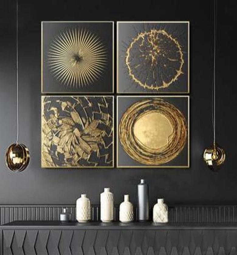 4pc Minimalist Wall Art  image