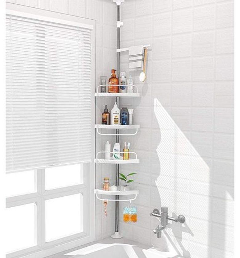 Telescopic Bathroom Corner Shelf Shower Caddy image