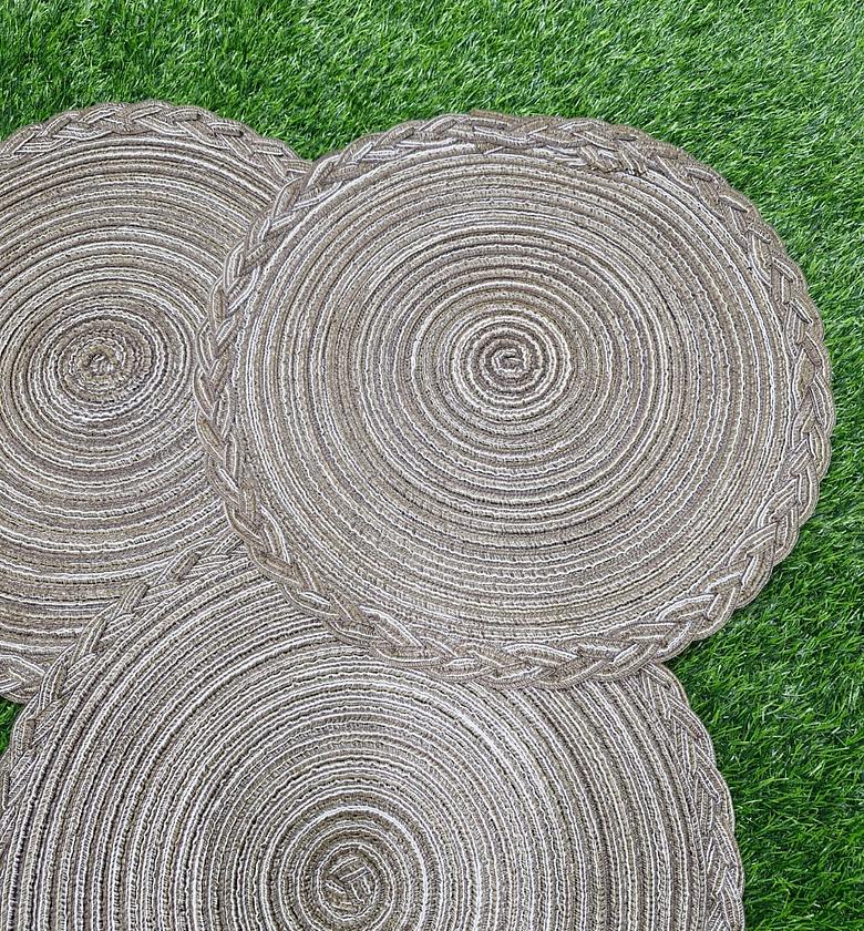 Wooven table top decor-6pcs image