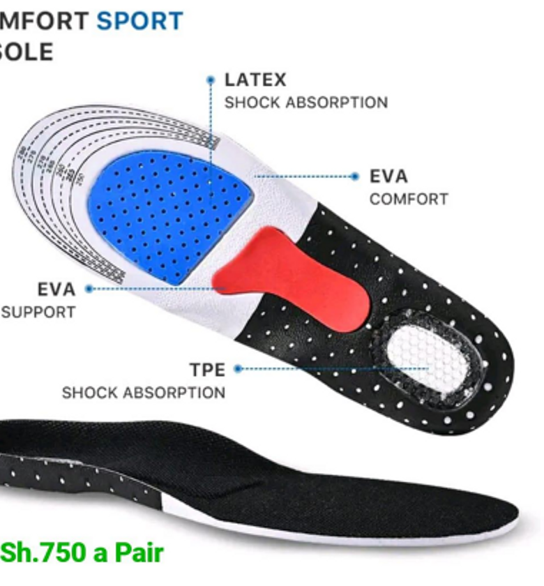 Slim Fit Black Heel Gel Insoles image