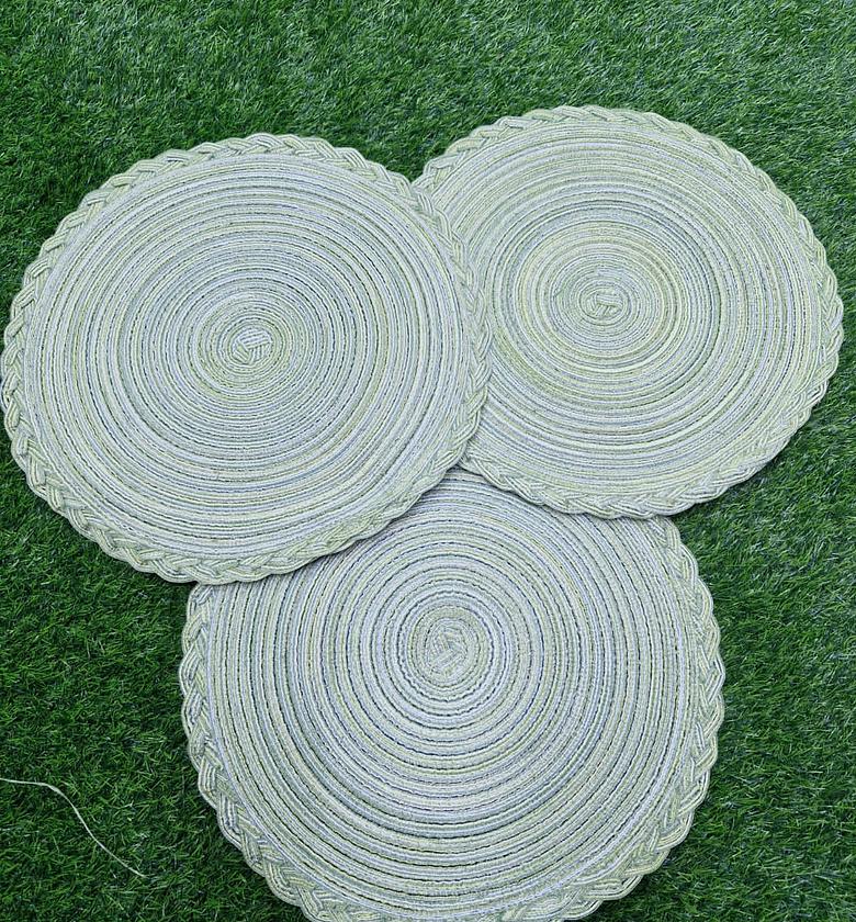 Wooven table top decor-6pcs image