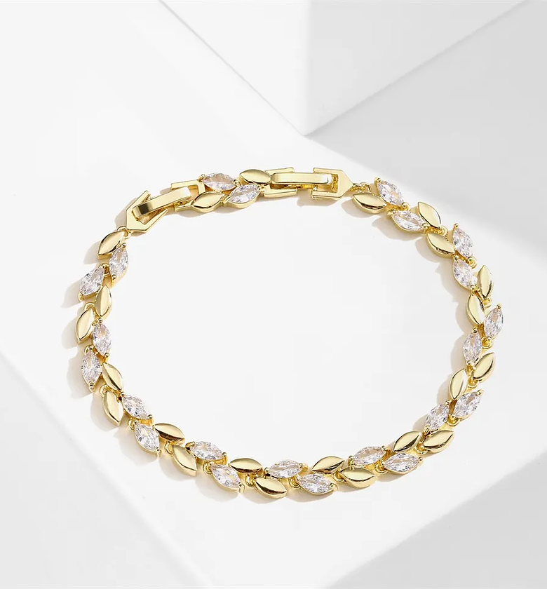 leaf Cubic Zirconia bracelets image