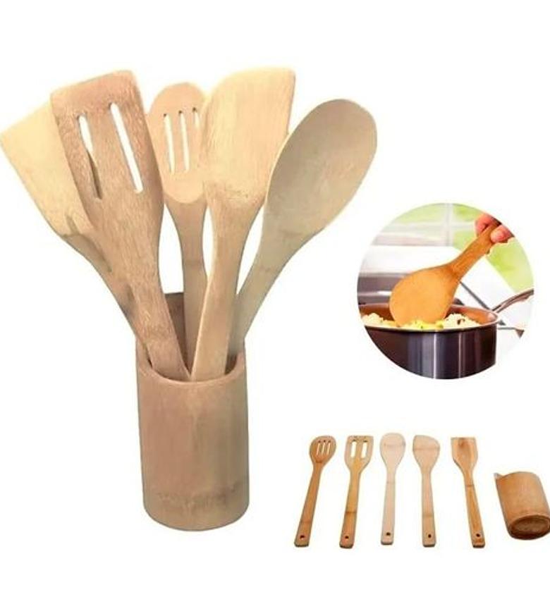 7pc bamboo mwiko set image
